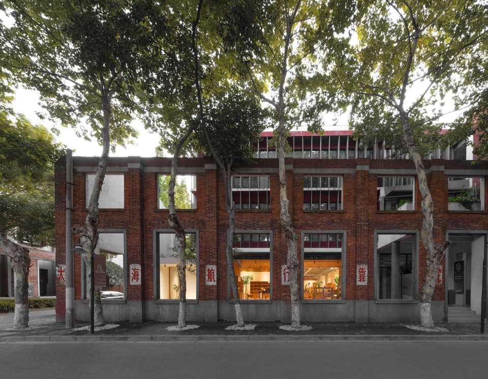 nanjing wood ink exhibition hall by fanaf