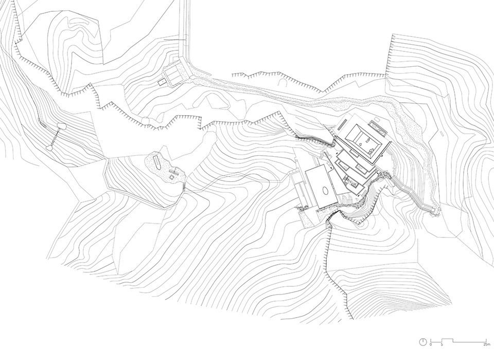 The Upper Cloister in Aranya Golden Mountain Jinshanling by Atelier Deshaus