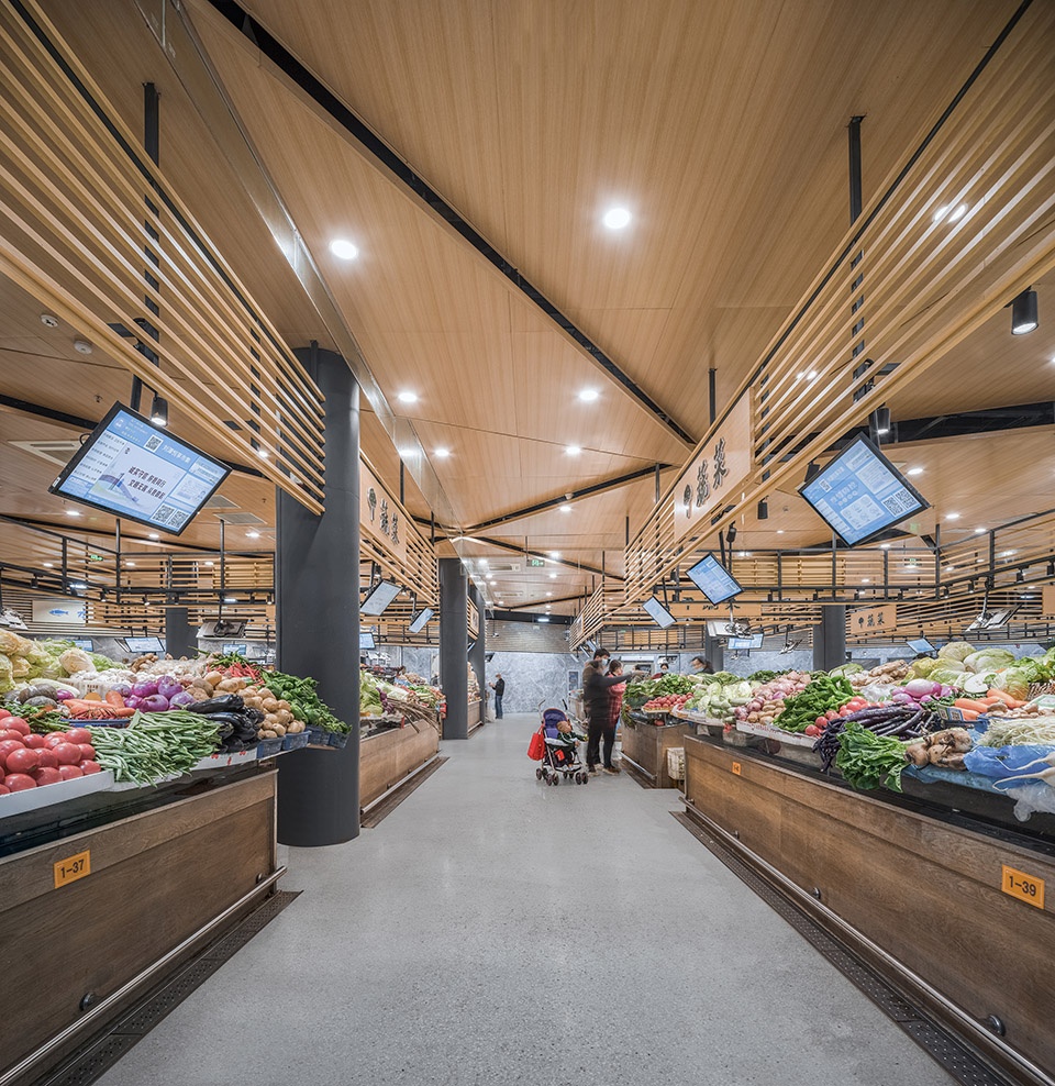 Liutan Market Migration and construction of a farmer s market by MINAX Architects