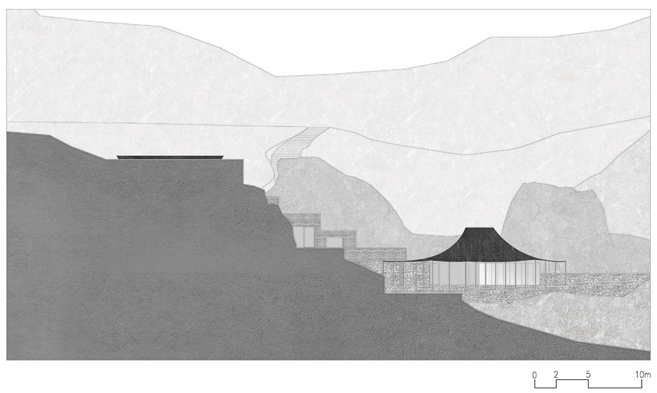 The Upper Cloister in Aranya Golden Mountain Jinshanling by Atelier Deshaus wou