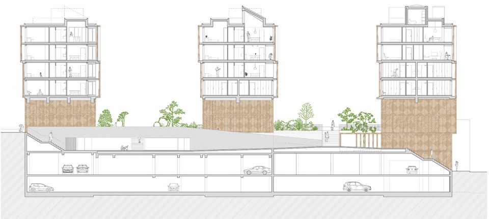 cornes espacio residencial by carbajo barrios arquitectos