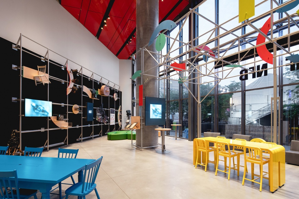 Design of the NFB new reception area by Taktik design