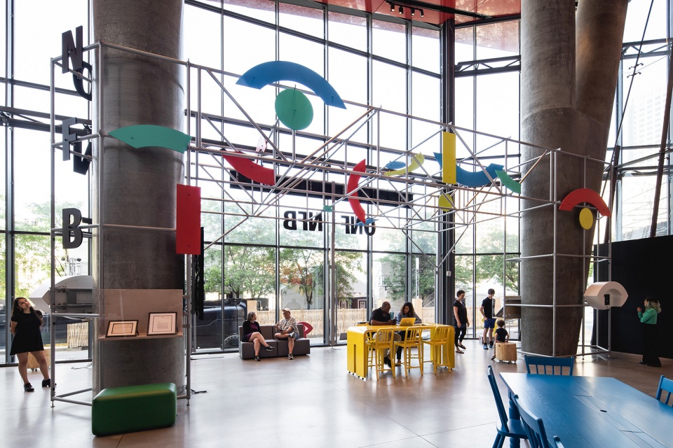 Design of the NFB new reception area by Taktik design