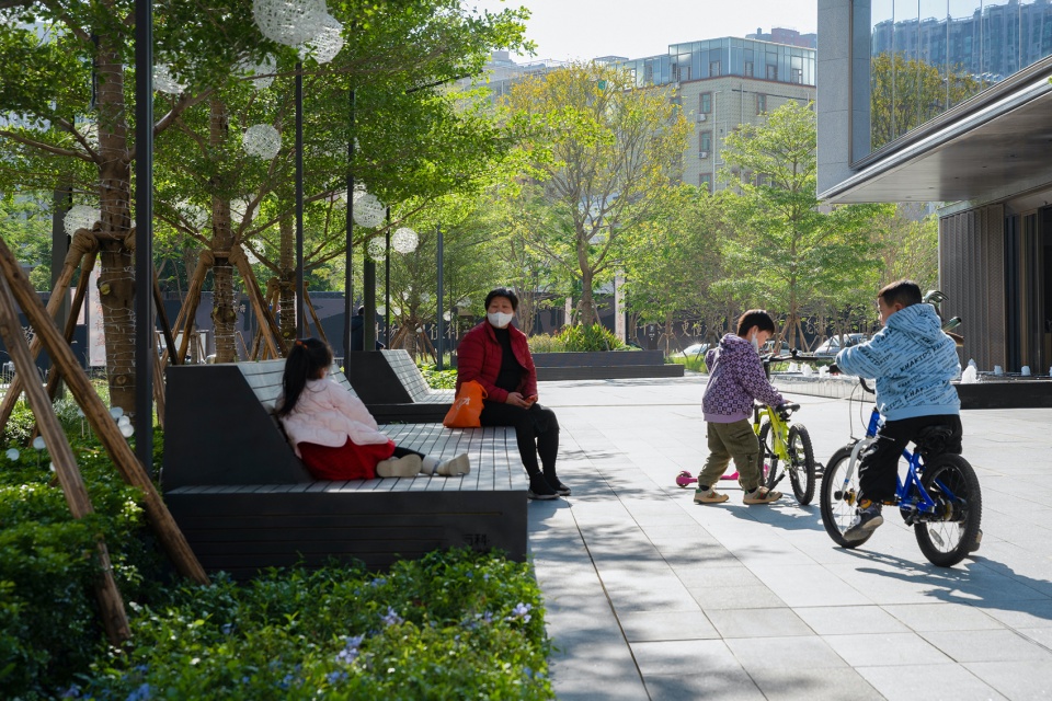 Huilongpu Community Center New Open Space China by PLAT Studio