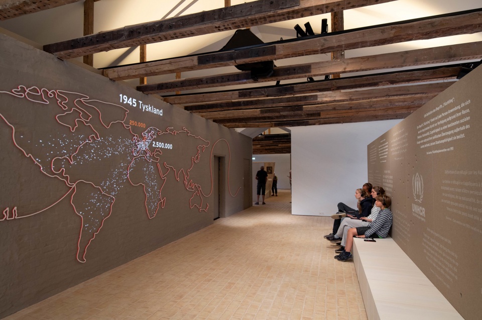 exhibition in flugt refugee museum of denmark by tinker imagineers