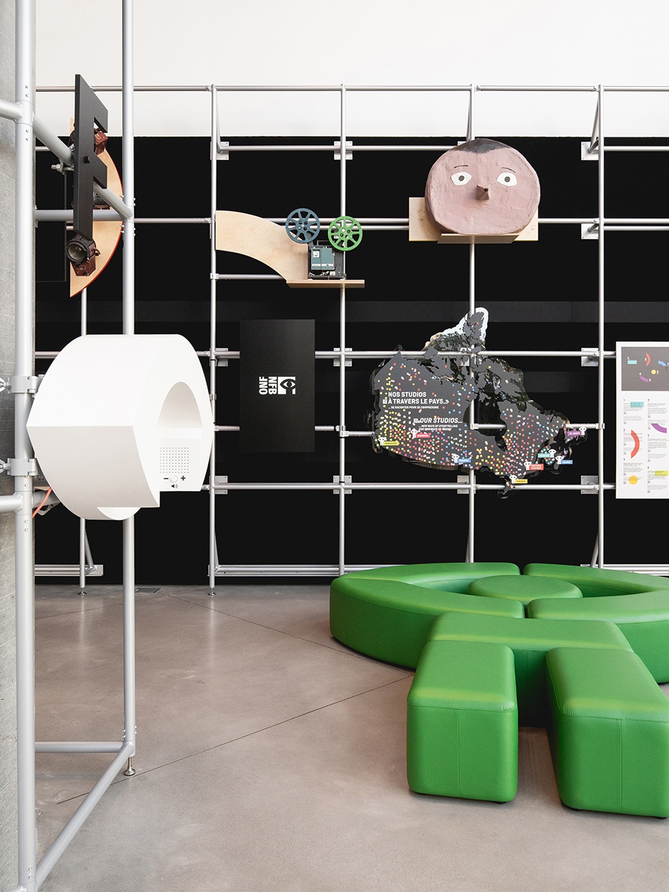 Design of the NFB new reception area by Taktik design
