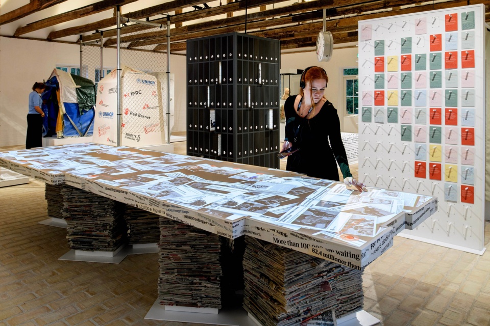 exhibition in flugt refugee museum of denmark by tinker imagineers