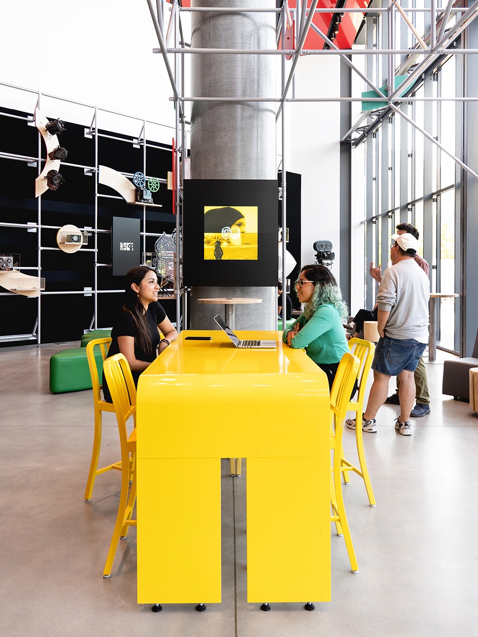 Design of the NFB new reception area by Taktik design