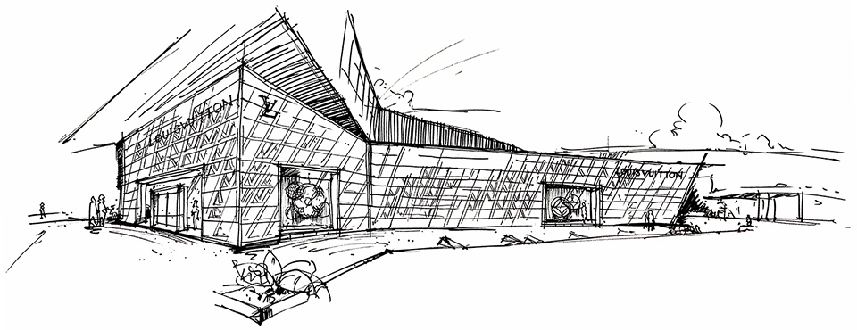 the louis vuitton artz store by materia louis vuitton malletier
