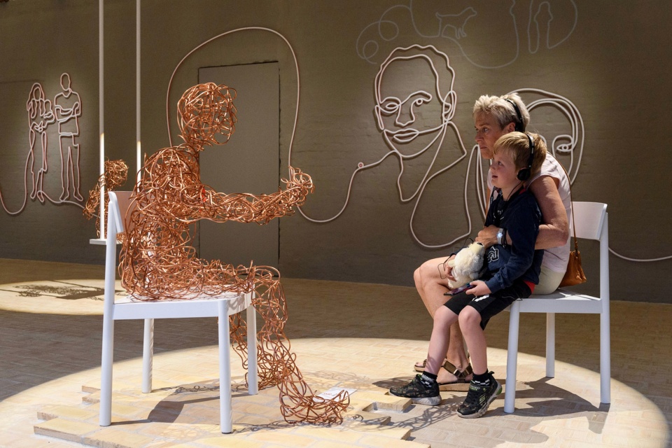 exhibition in flugt refugee museum of denmark by tinker imagineers