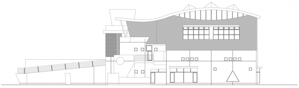 ebina city arima library kadozawabashi community center by mikami architects
