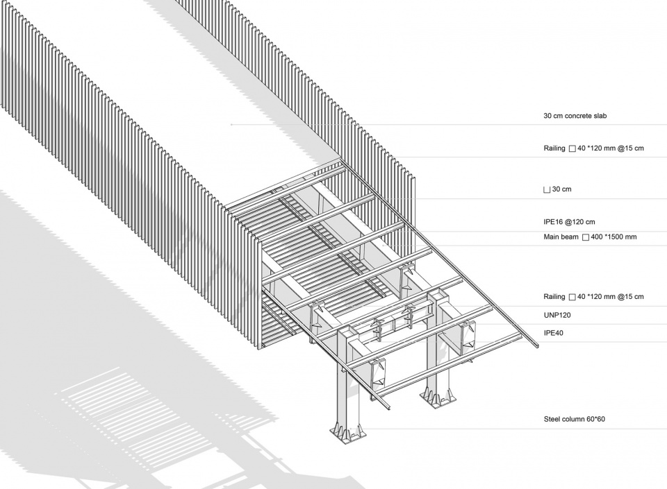 Tandorosti Bridge Construction detail Diagram