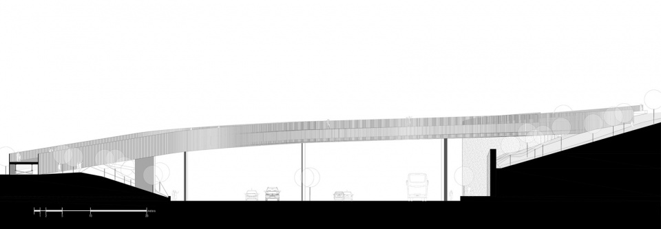 Tandorosti Bridge section elevation south