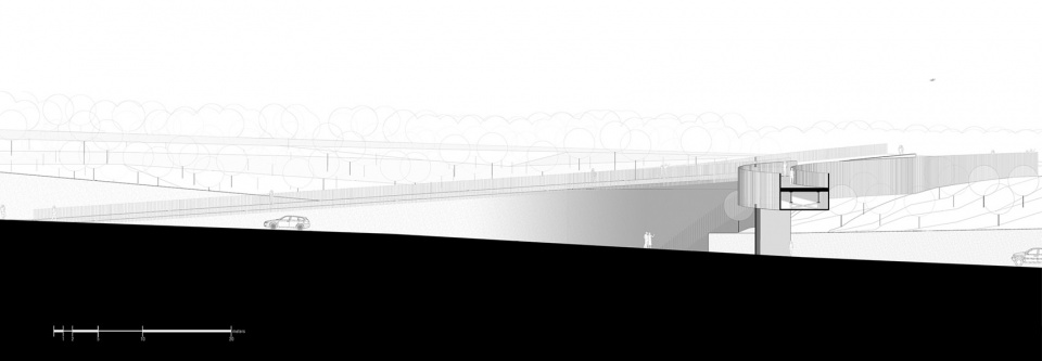 Tandorosti Bridge section elevation west
