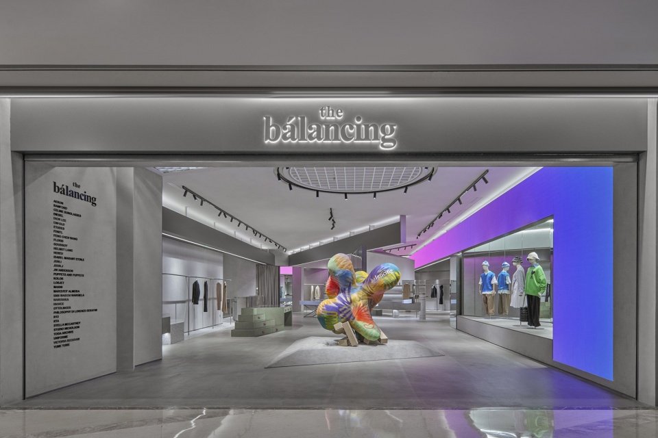 the balancing multi brand store shanghai china by all design studio