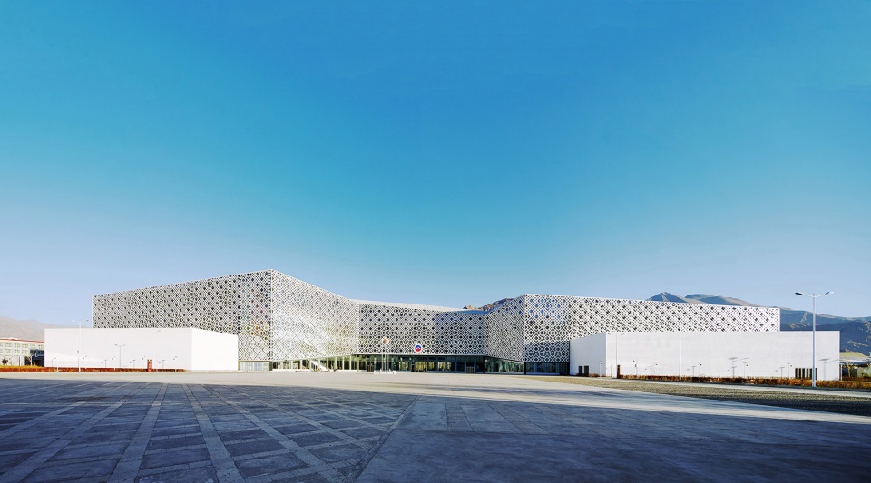 tibet natural science museum by cendes design