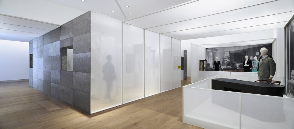spatial design of modern and functionality mens fashion life in the 20th century by greyspace architects