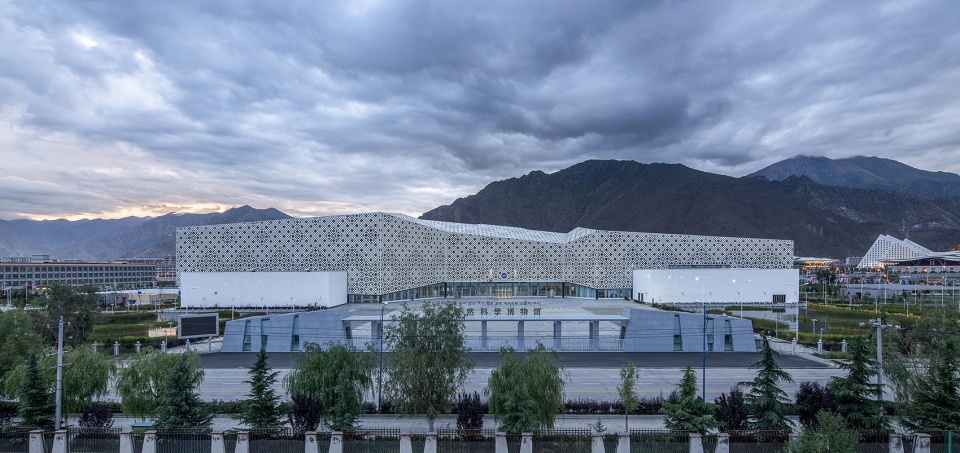 tibet natural science museum by cendes design