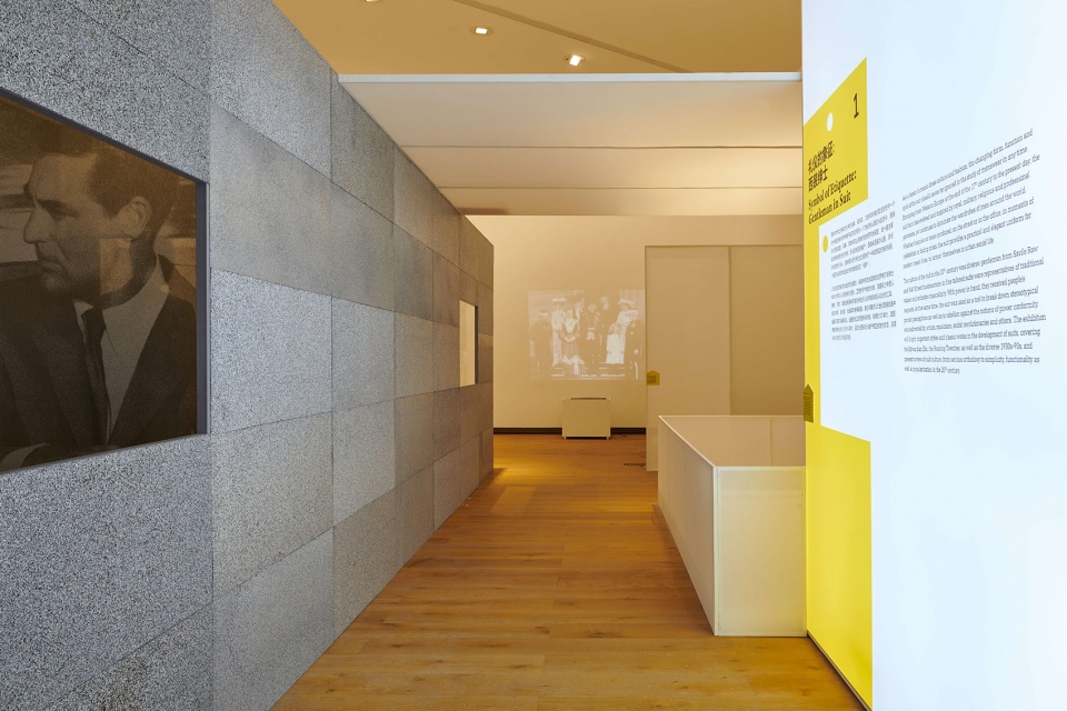 spatial design of modern and functionality mens fashion life in the 20th century by greyspace architects