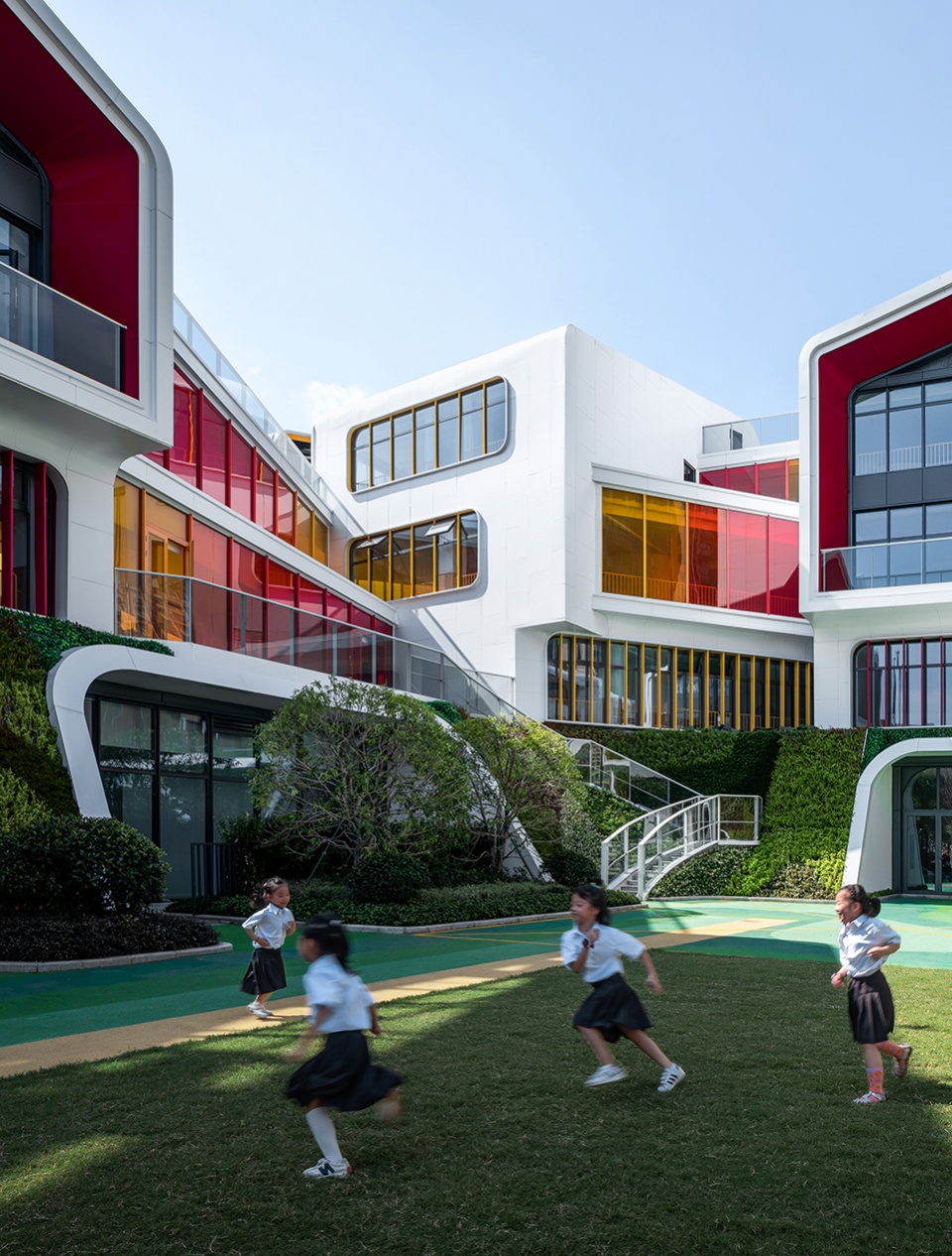 kincang modern pre school by lycs architecture