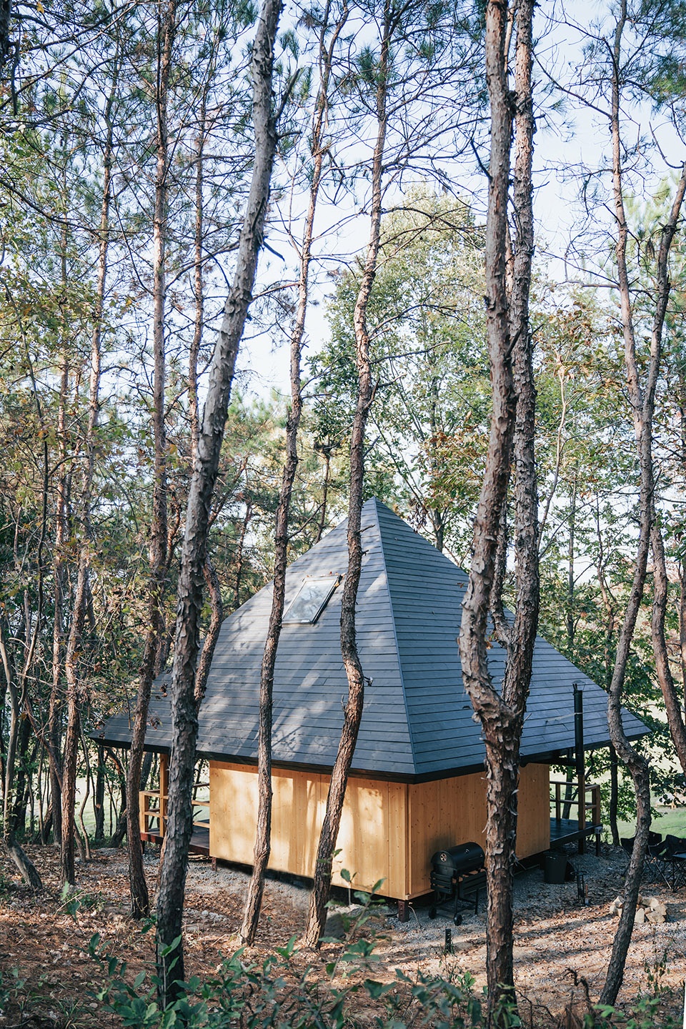 Wild Home 96 The Pyramid Cabin China by Wiki World Advanced Architecture Lab