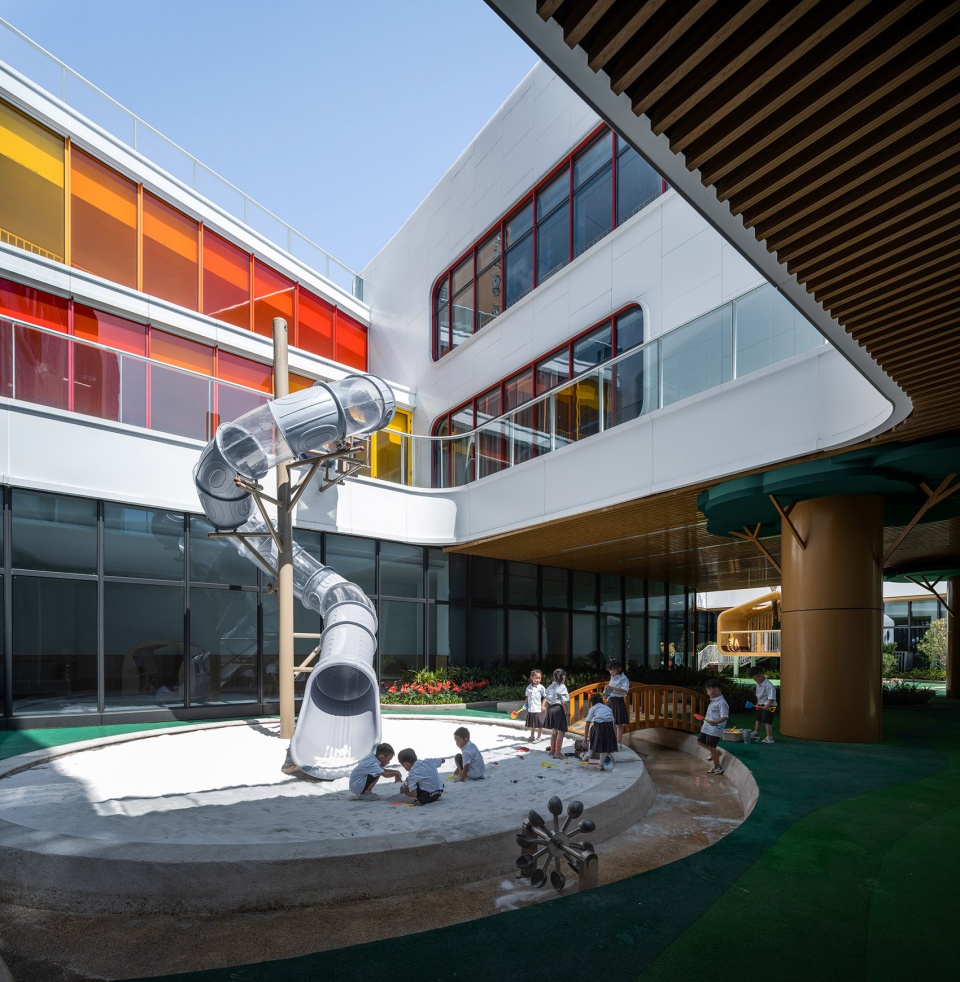kincang modern pre school by lycs architecture