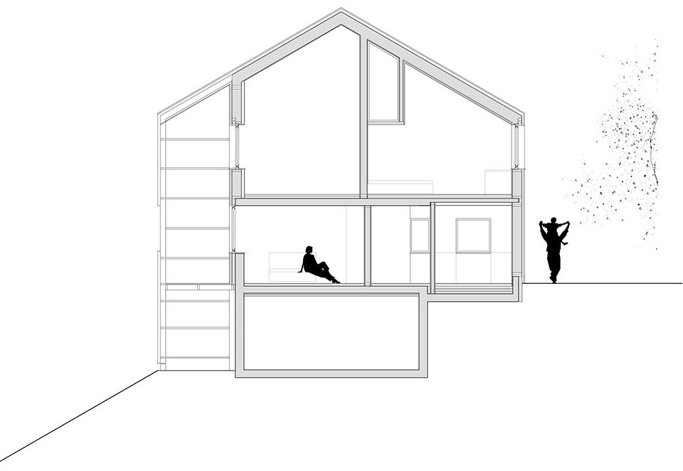 Multigenerational house with a view by MWArchitekten