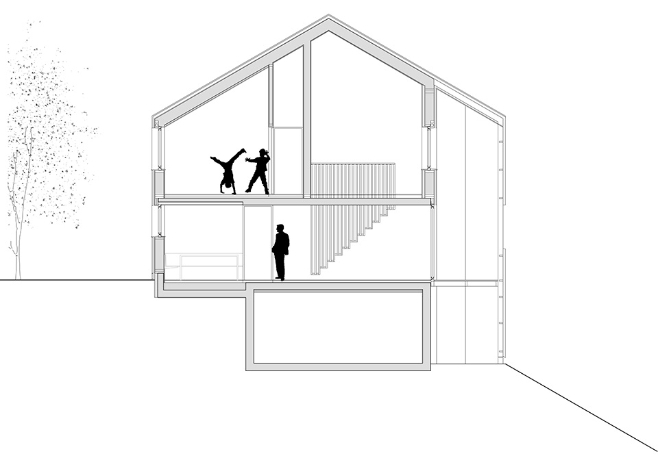 Multigenerational house with a view by MWArchitekten