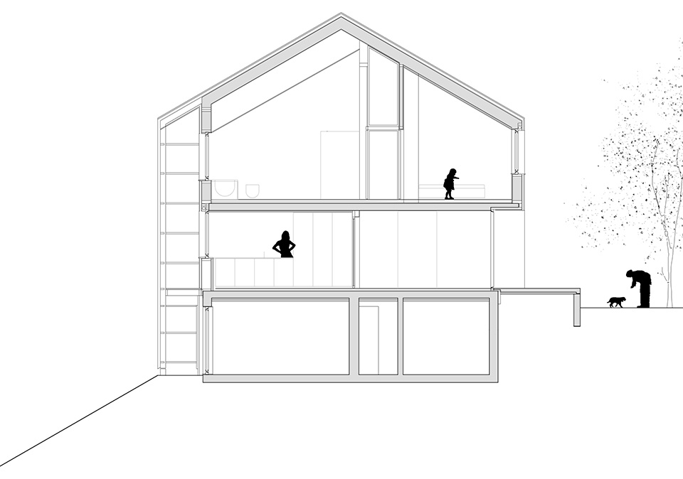 Multigenerational house with a view by MWArchitekten
