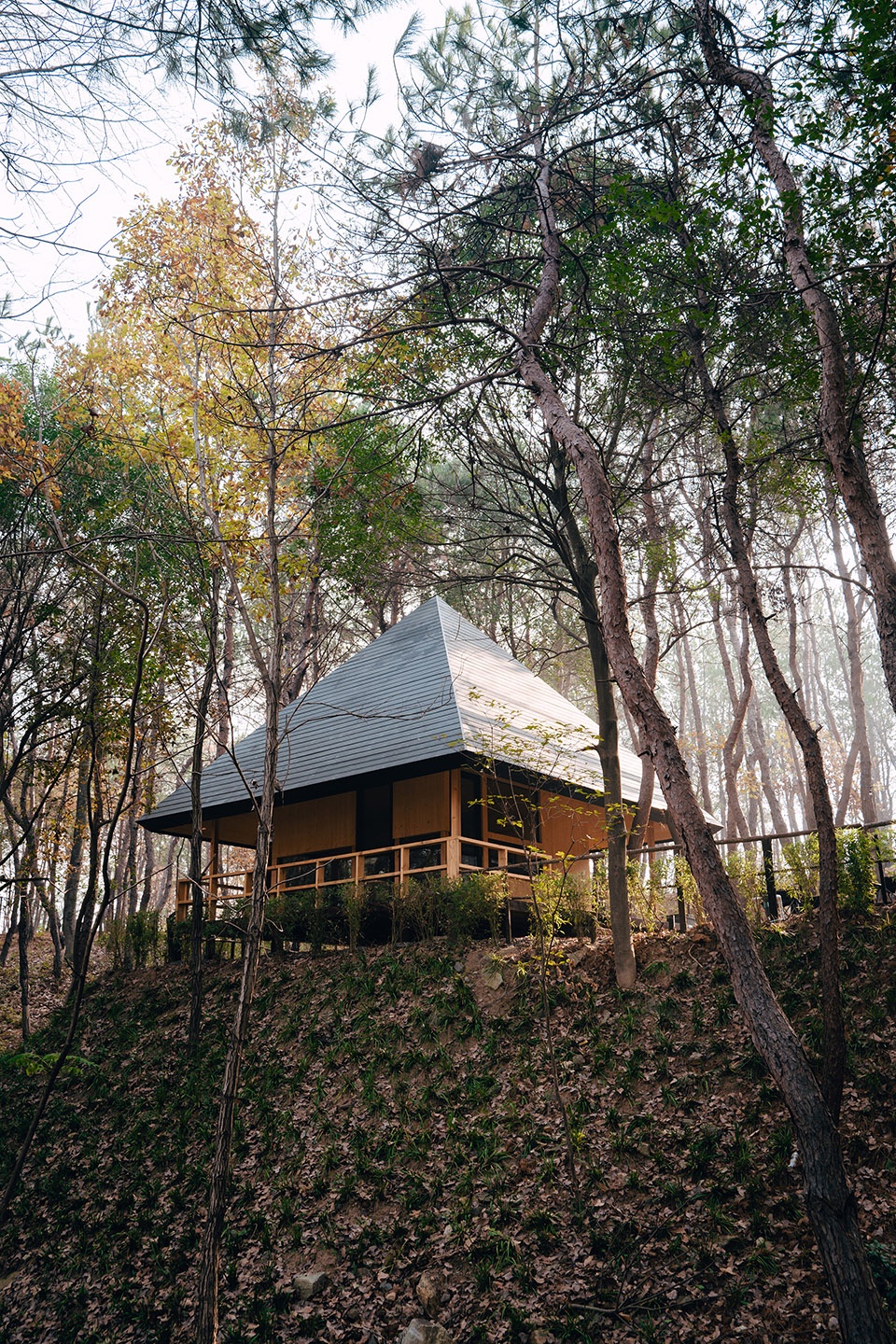 Wild Home 96 The Pyramid Cabin China by Wiki World Advanced Architecture Lab