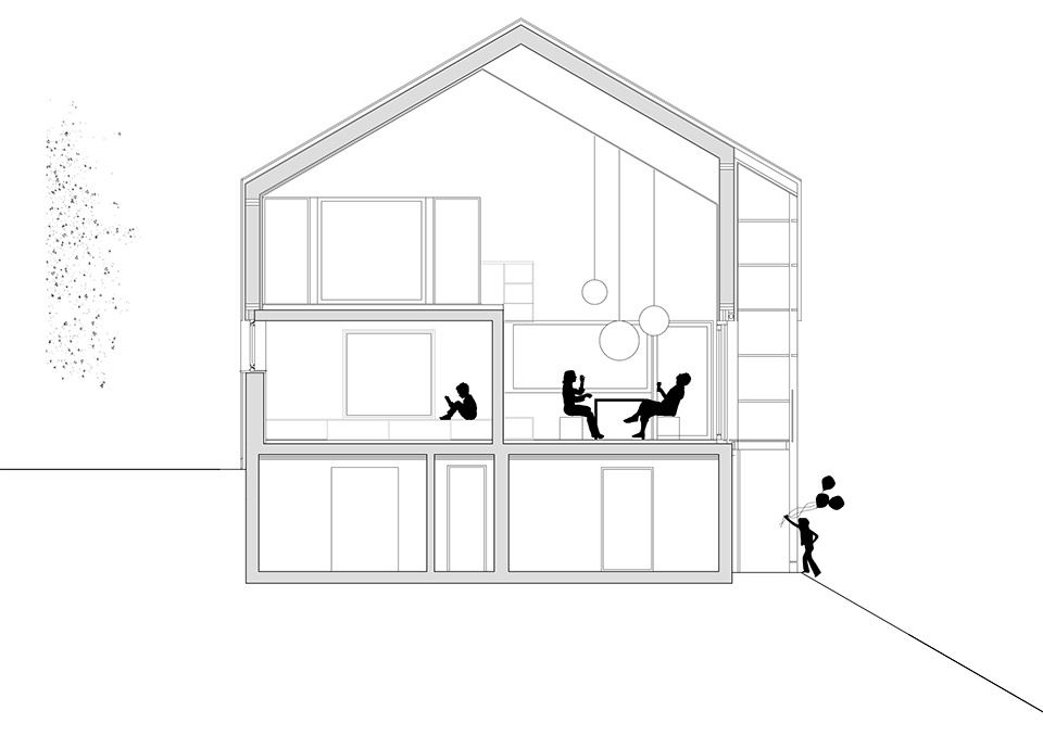 Multigenerational house with a view by MWArchitekten