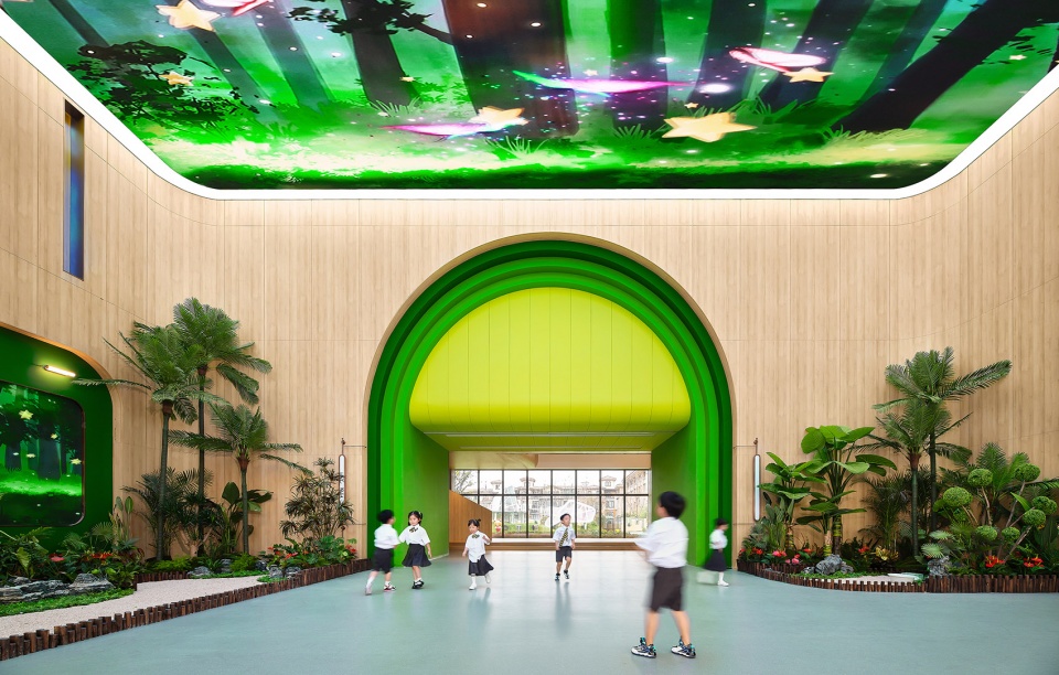 kincang modern pre school by lycs architecture