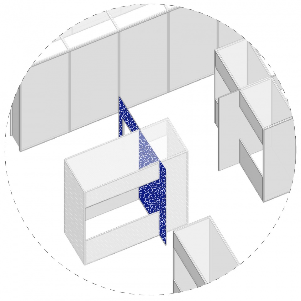 spatial design of modern and functionality mens fashion life in the 20th century by greyspace architects