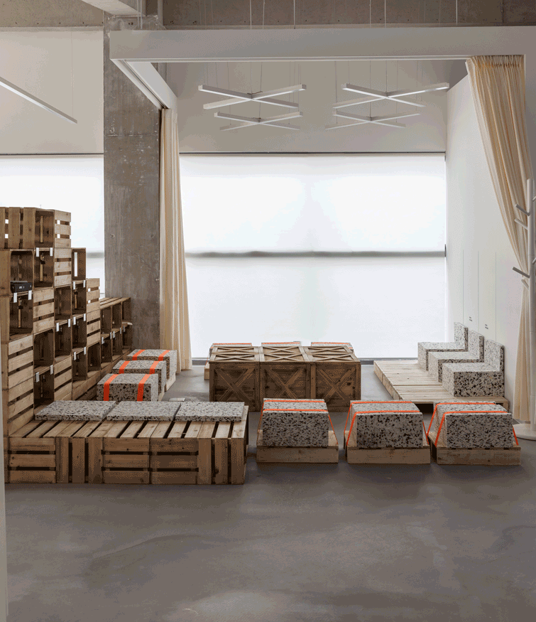 ollie workplace interior design by within beyond studio