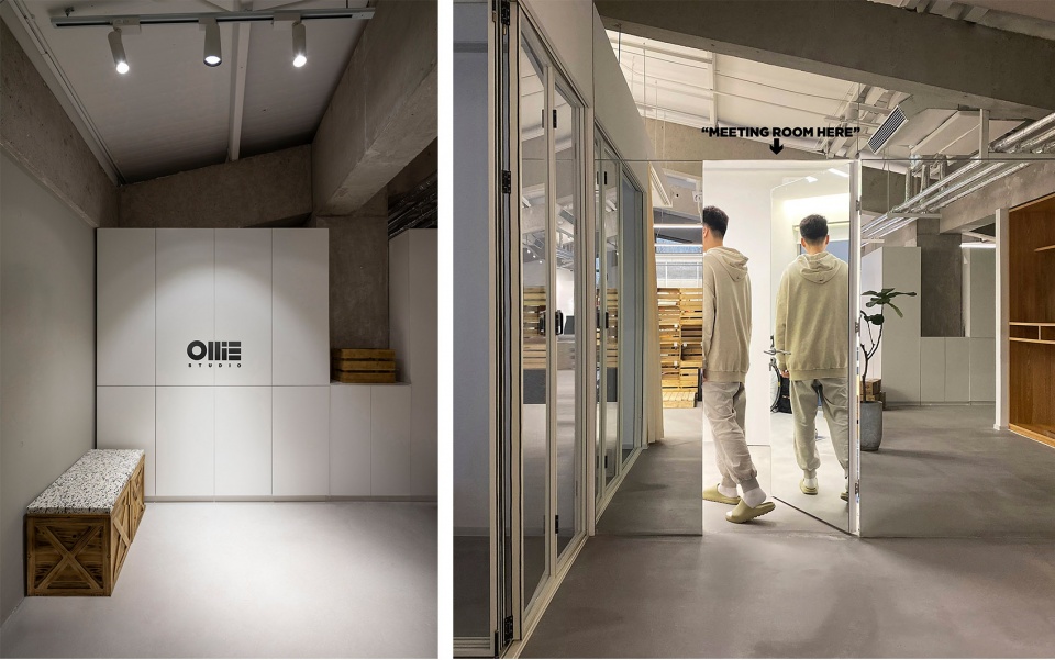 ollie workplace interior design by within beyond studio