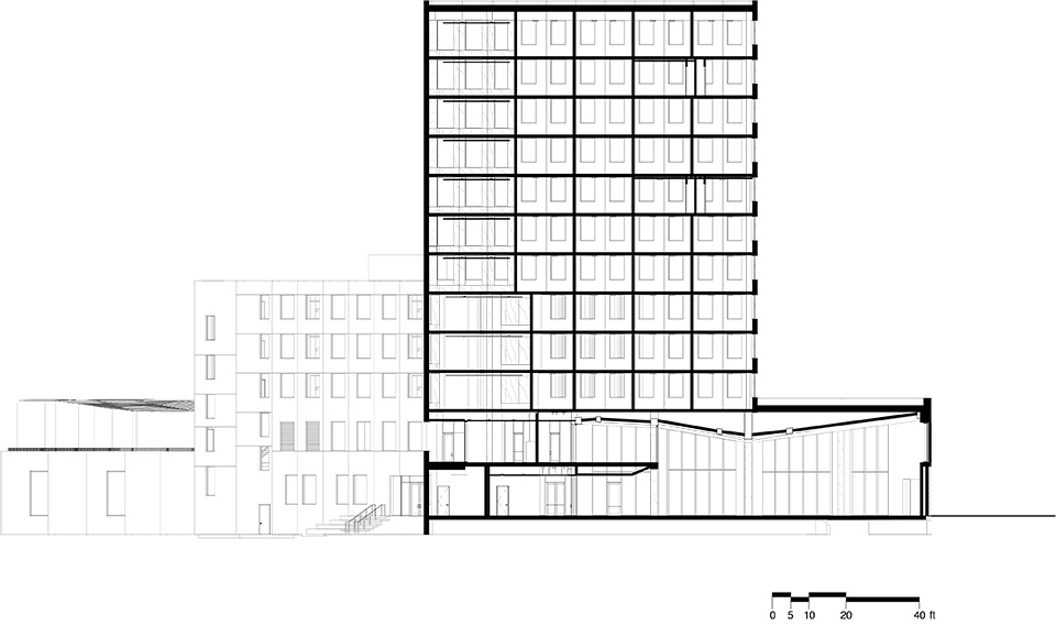 Sid Richardson Residential College Houston by Barkow Leibinger