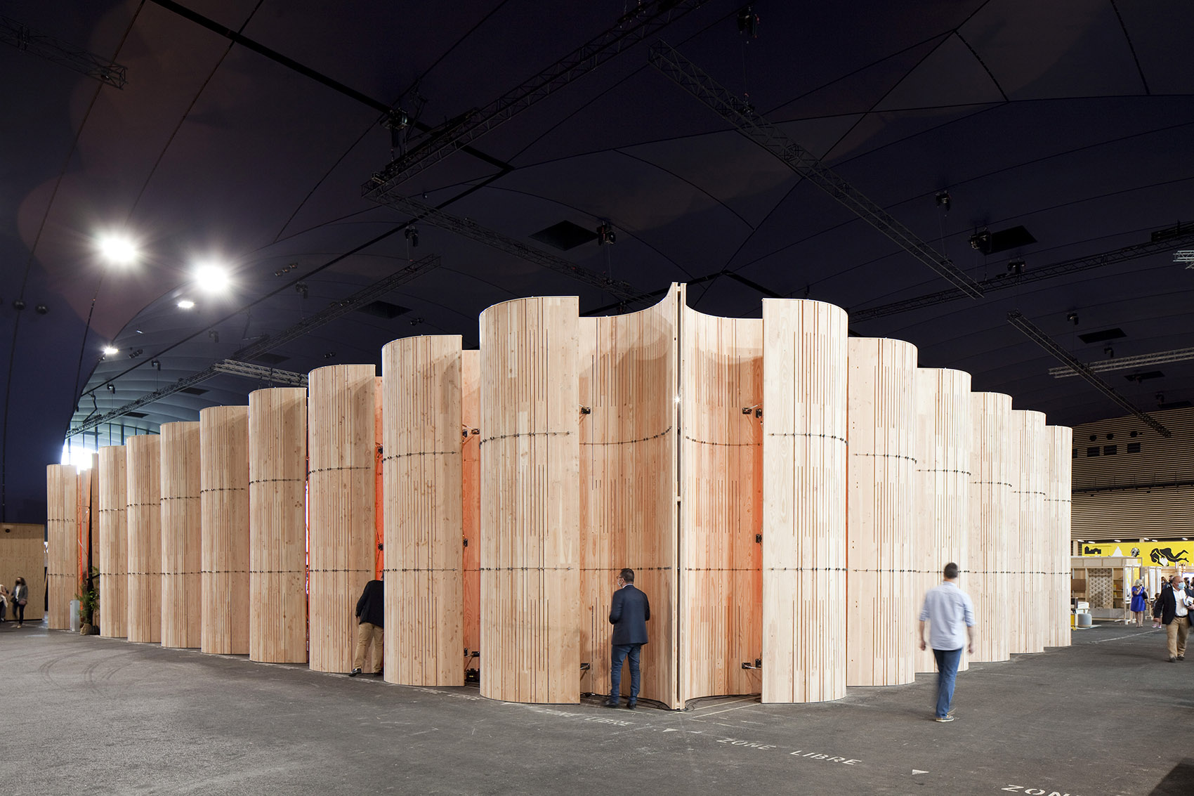 the ephemeral auditorium paris by artbuild architects