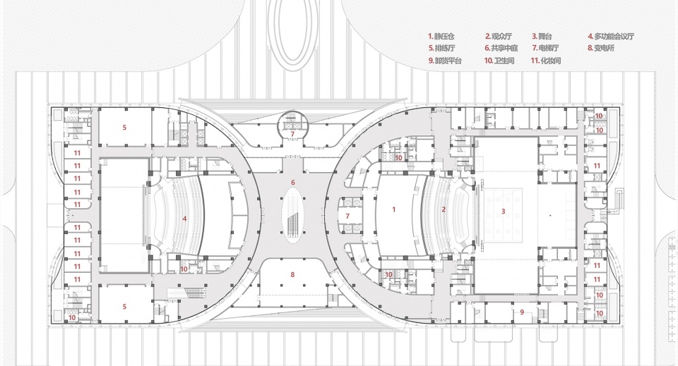 feidong grand theater cultural center by hdd