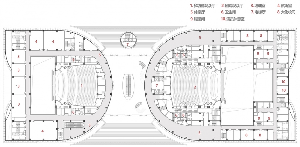 feidong grand theater cultural center by hdd
