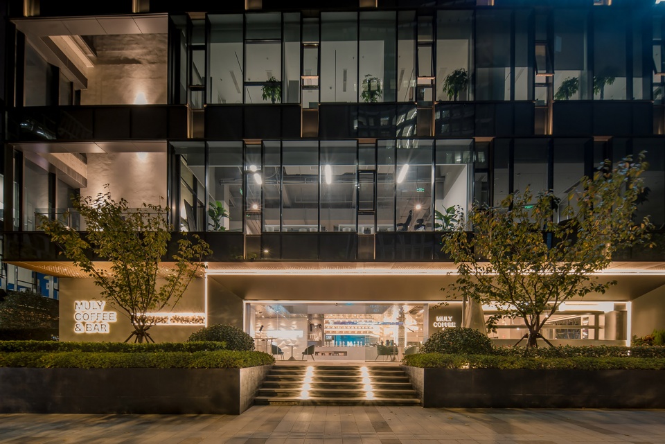muly coffee brand store shanghai china by qihe designworks
