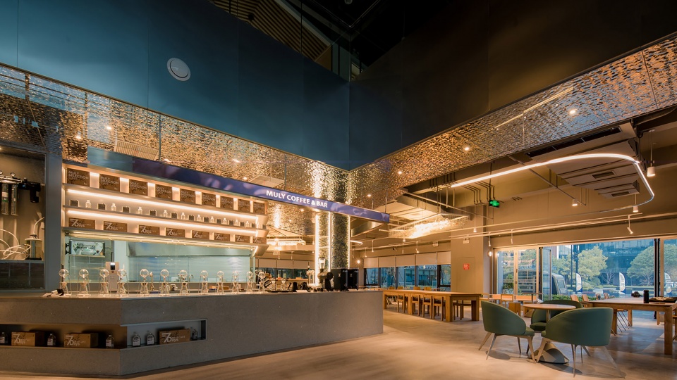 muly coffee brand store shanghai china by qihe designworks