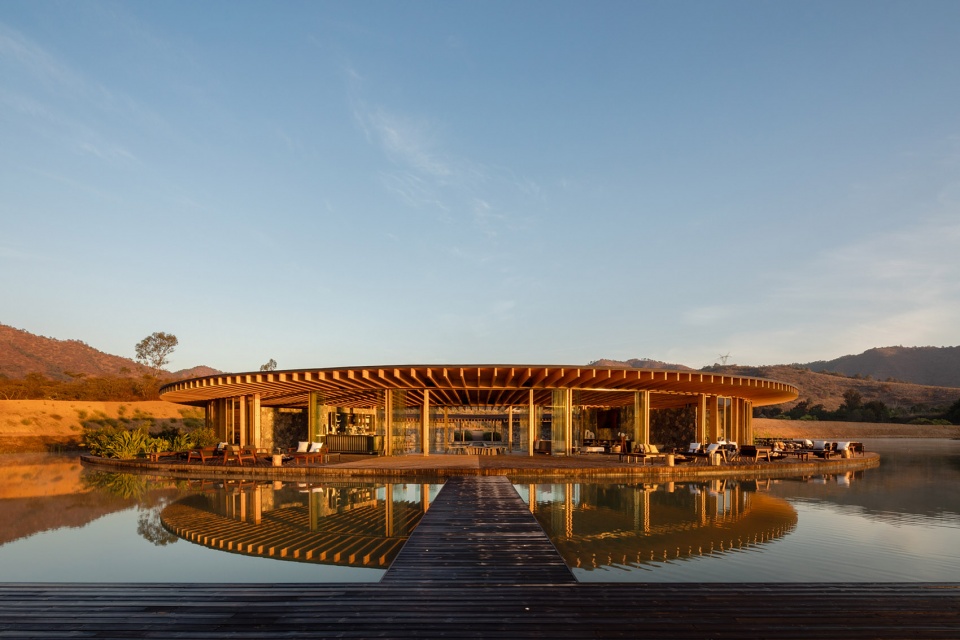 Valle San Nicolas Clubhouse by Sordo Madaleno Arquitectos