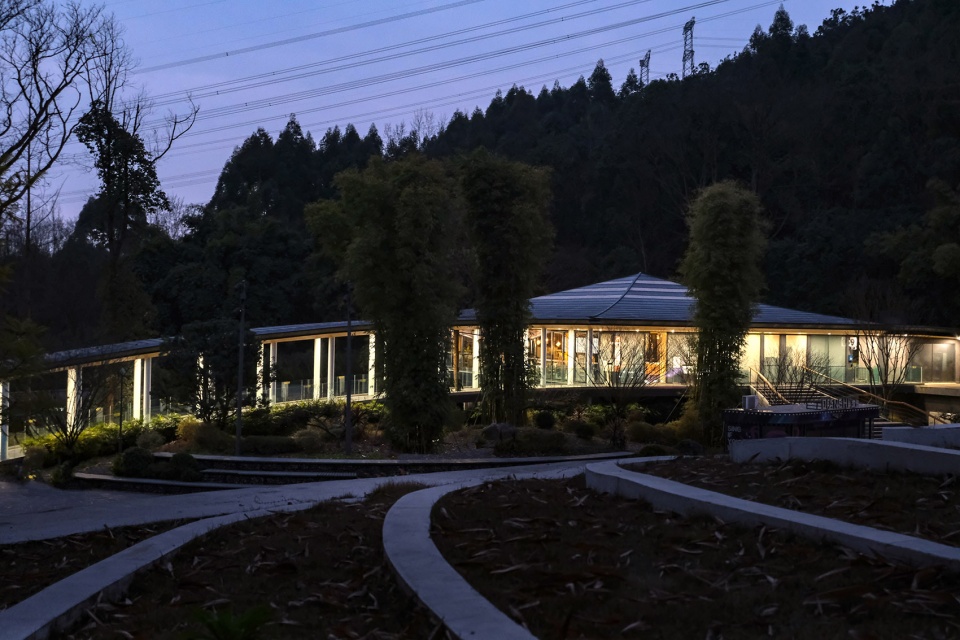 Chongzhou Bamboo Craft Village Visitor Center China by Archermit