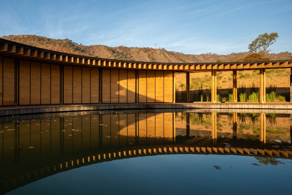 Valle San Nicolas Clubhouse by Sordo Madaleno Arquitectos