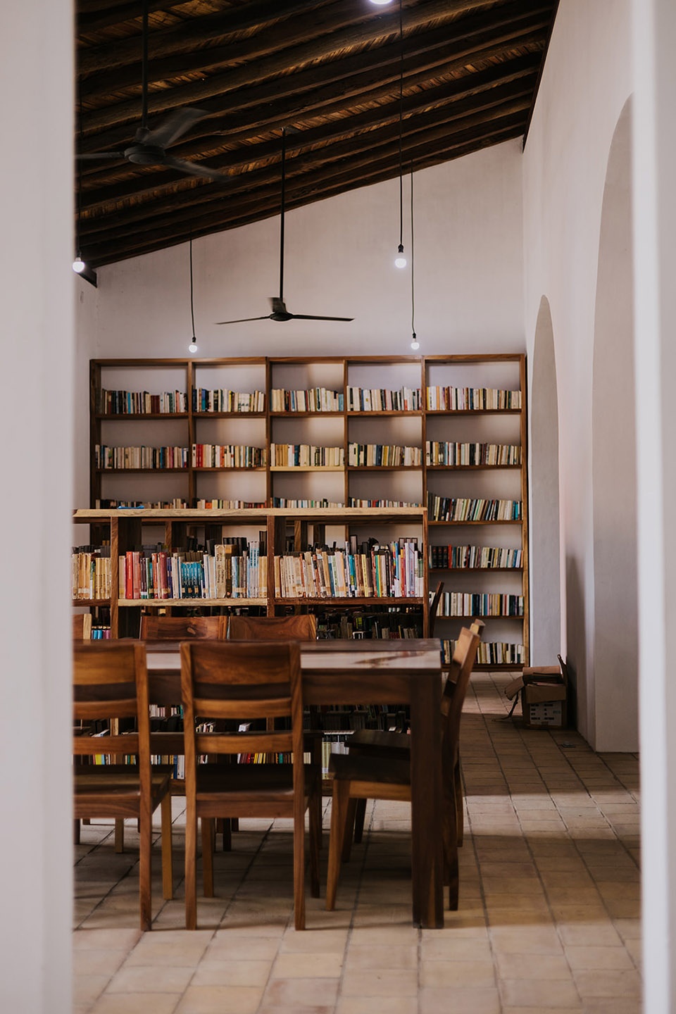 reconstruction of the gabriel lopez chinas library by rootstudio