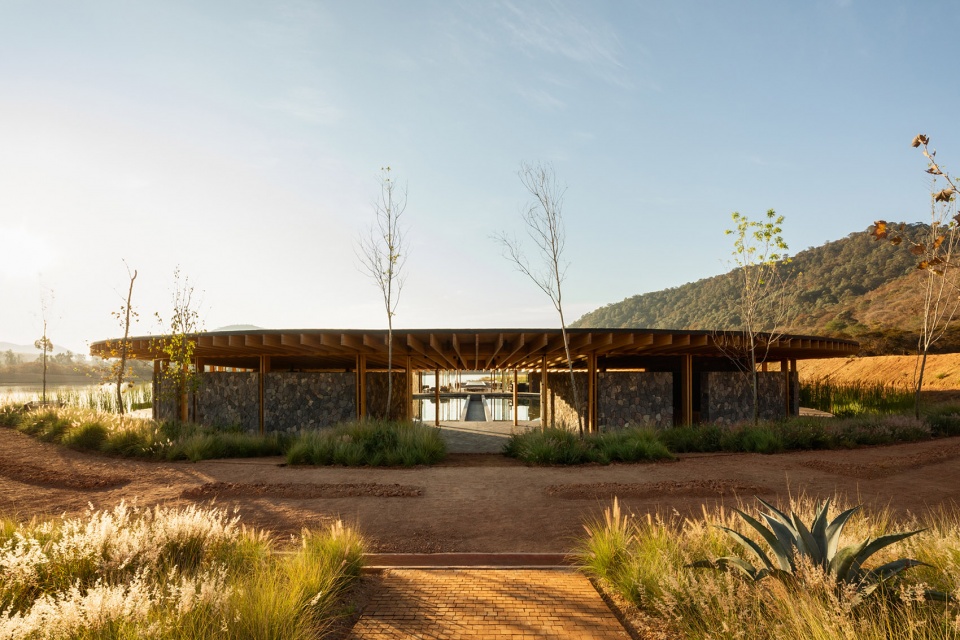 Valle San Nicolas Clubhouse by Sordo Madaleno Arquitectos