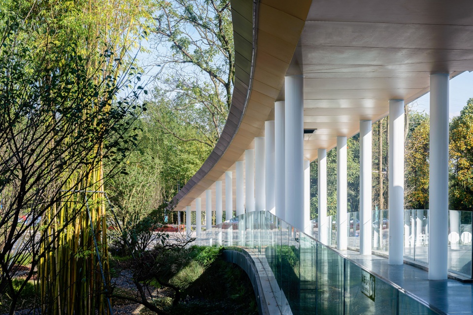 Chongzhou Bamboo Craft Village Visitor Center China by Archermit