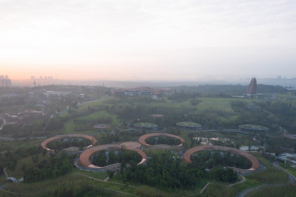 the panda pavilions in chengdu by atelier ping jiang eid arch