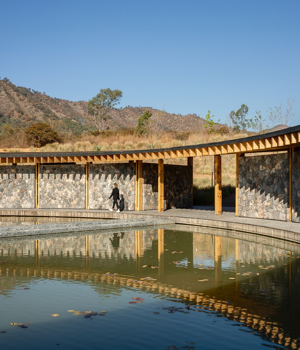 Valle San Nicolas Clubhouse by Sordo Madaleno Arquitectos