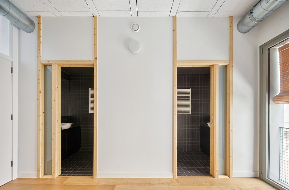 100joa new construction of a row house in mataro by vallribera arquitectes